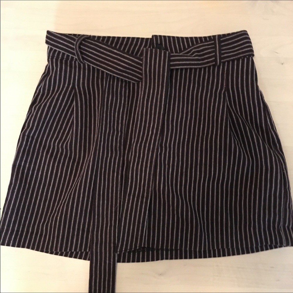 Urban outfitters pin striped mini skirt